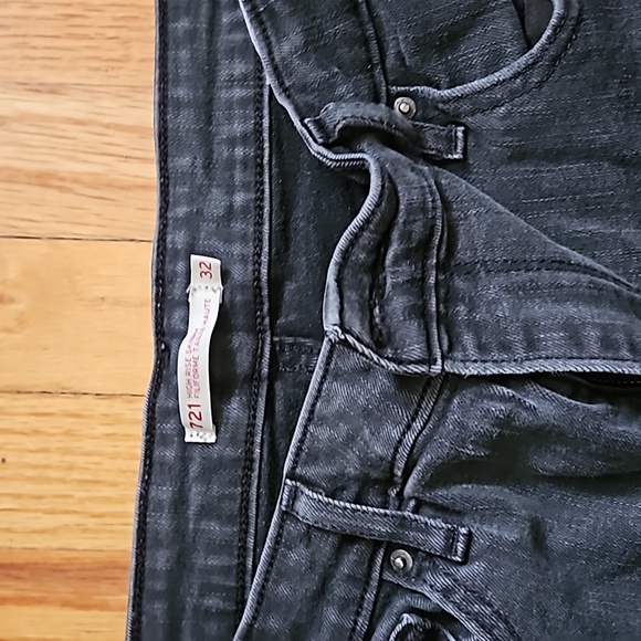 Levi's high rise skinny jeans light black - Picture 2 of 3
